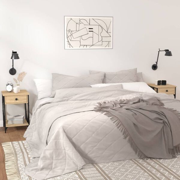 vidaXL Κομοδίνα 2 τεμ. Sonoma Δρυς 40x42x60 εκ. από Επεξεργασμένο Ξύλο