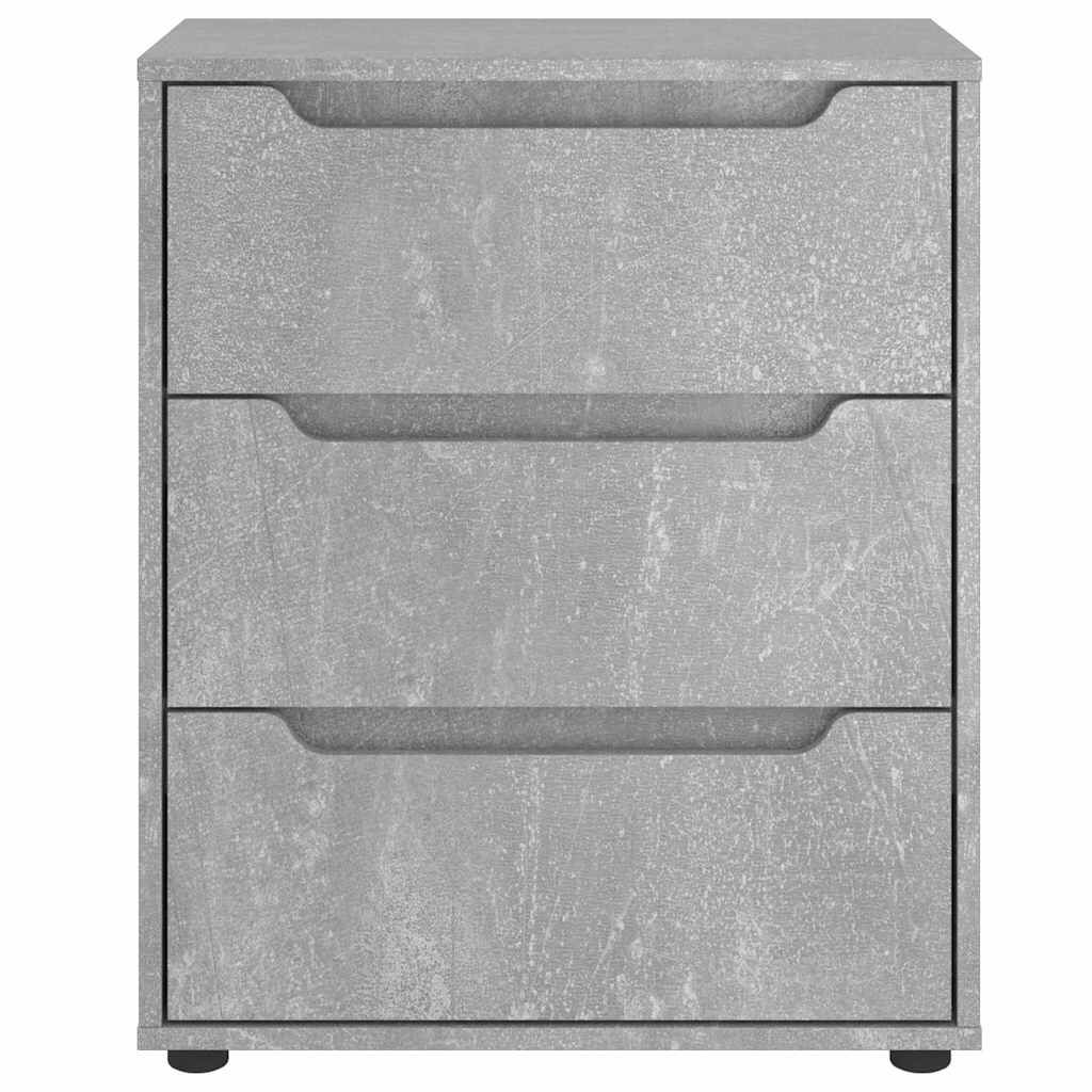 vidaXL Μπουφές VISNES Μπετόν Γκρι 60x40x73 cm Επεξεργασμένο ξύλο