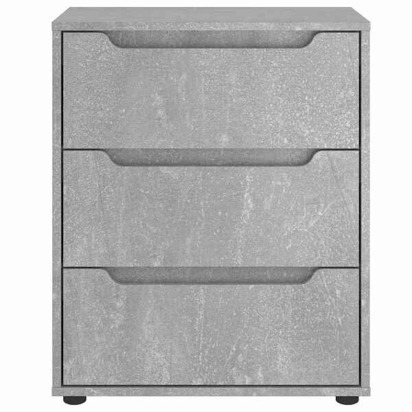 vidaXL Μπουφές VISNES Μπετόν Γκρι 60x40x73 cm Επεξεργασμένο ξύλο