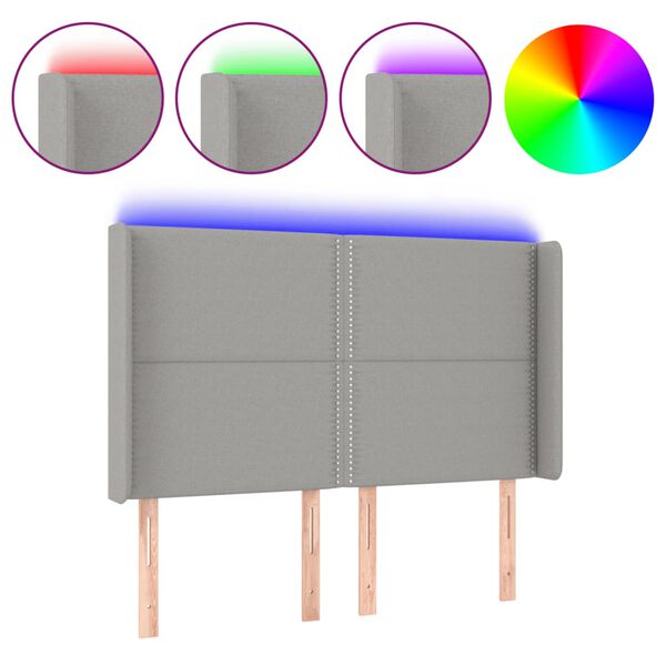 vidaXL &Kappa;&epsilon;&phi;&alpha;&lambda;ά&rho;&iota; &Kappa;&rho;&epsilon;&beta;&alpha;&tau;&iota;&omicron;ύ LED &Alpha;&nu;&omicron;&iota;&chi;&tau;ό &Gamma;&kappa;&rho;&iota; 147x16x118/128 &epsilon;&kappa;.