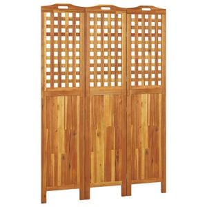 vidaXL &Delta;&iota;&alpha;&chi;&omega;&rho;&iota;&sigma;&tau;&iota;&kappa;ό &Chi;ώ&rho;&omicron;&upsilon; &mu;&epsilon; 3 &Pi;ά&nu;&epsilon;&lambda; 121,5x2x180&epsilon;&kappa;. &Mu;&alpha;&sigma;ί&phi; &Xi;ύ&lambda;&omicron; &Alpha;&kappa;&alpha;&kappa;ί&alpha;&sigmaf;