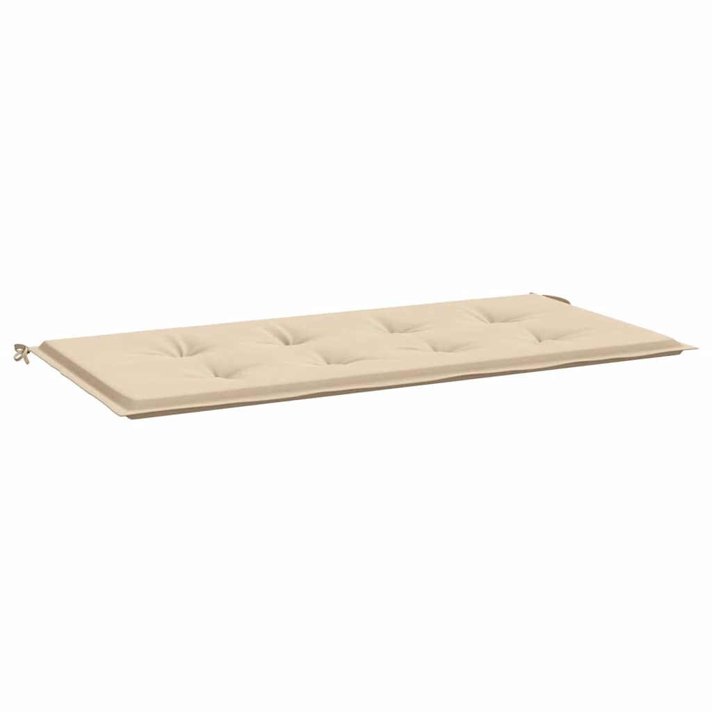 vidaXL Μαξιλάρι Πάγκου Κήπου Μπεζ 120x50x4 εκ. Ύφασμα Oxford