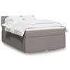 vidaXL &Kappa;&rho;&epsilon;&beta;ά&tau;&iota; Boxspring &mu;&epsilon; &Sigma;&tau;&rho;ώ&mu;&alpha; Taupe 160x200 &epsilon;&kappa;. &Upsilon;&phi;&alpha;&sigma;&mu;ά&tau;&iota;&nu;&omicron;