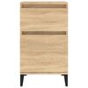 vidaXL Κομοδίνα 2 τεμ. Sonoma Δρυς 40x35x70 εκ.