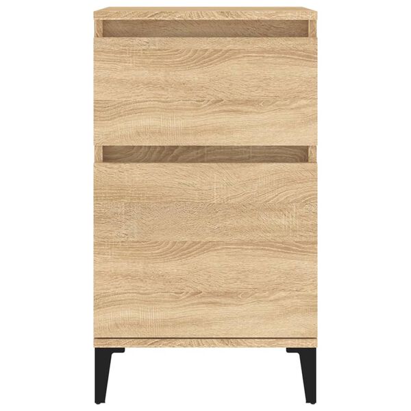 vidaXL Κομοδίνα 2 τεμ. Sonoma Δρυς 40x35x70 εκ.