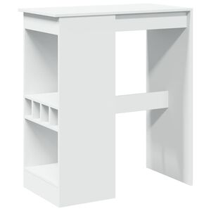 vidaXL &Tau;&rho;&alpha;&pi;έ&zeta;&iota; &Mu;&pi;&alpha;&rho; &mu;&epsilon; &Rho;ά&phi;&iota;&alpha; &Lambda;&epsilon;&upsilon;&kappa;ό 90x47,5x103,5 &epsilon;&kappa;. &Epsilon;&pi;&epsilon;&xi;&epsilon;&rho;&gamma;. &Xi;ύ&lambda;&omicron;