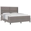 vidaXL &Kappa;&rho;&epsilon;&beta;ά&tau;&iota; &mu;&epsilon; &epsilon;&lambda;&alpha;&tau;ή&rho;&iota;&alpha; &mu;&epsilon; &sigma;&tau;&rho;ώ&mu;&alpha; Taupe 180 x 200 cm ύ&phi;&alpha;&sigma;&mu;&alpha;