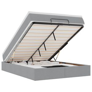 vidaXL &Omicron;&theta;&omega;&mu;&alpha;&nu;&iota;&kappa;ό &kappa;&rho;&epsilon;&beta;ά&tau;&iota; &mu;&epsilon; &sigma;&tau;&rho;ώ&mu;&alpha; &alpha;&nu;&omicron;&iota;&chi;&tau;ό &gamma;&kappa;&rho;&iota; 140x200cm ύ&phi;&alpha;&sigma;&mu;&alpha;