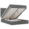 vidaXL &Omicron;&theta;&omega;&mu;&alpha;&nu;&iota;&kappa;ό &kappa;&rho;&epsilon;&beta;ά&tau;&iota; &mu;&epsilon; &sigma;&tau;&rho;ώ&mu;&alpha; & LEDs &Sigma;&kappa;&omicron;ύ&rho;&omicron; &gamma;&kappa;&rho;&iota; 140x190cm Ύ&phi;&alpha;&sigma;&mu;&alpha;