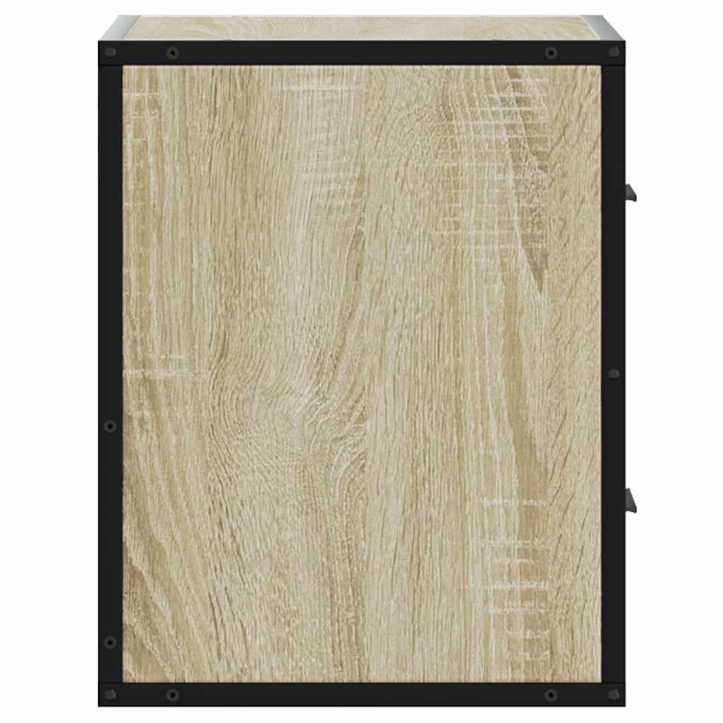 vidaXL Επίτοιχα κομοδίνα 2 τεμάχια Sonoma Oak 40x31x39,5 cm