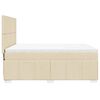 vidaXL &Kappa;&rho;&epsilon;&beta;ά&tau;&iota; Boxspring &mu;&epsilon; &Sigma;&tau;&rho;ώ&mu;&alpha; &Kappa;&rho;&epsilon;&mu; 140x200 &epsilon;&kappa;. &Upsilon;&phi;&alpha;&sigma;&mu;ά&tau;&iota;&nu;&omicron;