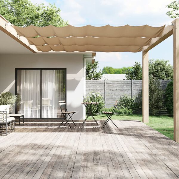 vidaXL Τέντα Κάθετη Taupe 60 x 1000 εκ. από Ύφασμα Oxford
