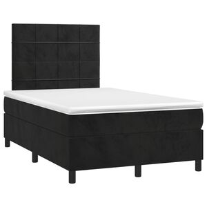 vidaXL &Kappa;&rho;&epsilon;&beta;ά&tau;&iota; Boxspring &mu;&epsilon; &Sigma;&tau;&rho;ώ&mu;&alpha; &Mu;&alpha;ύ&rho;&omicron; 120x190 &epsilon;&kappa;. &Beta;&epsilon;&lambda;&omicron;ύ&delta;&iota;&nu;&omicron;