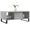 vidaXL Τραπεζάκι Σαλονιού Γκρι Sonoma 90x50x36,5εκ. Επεξεργασμένο Ξύλο