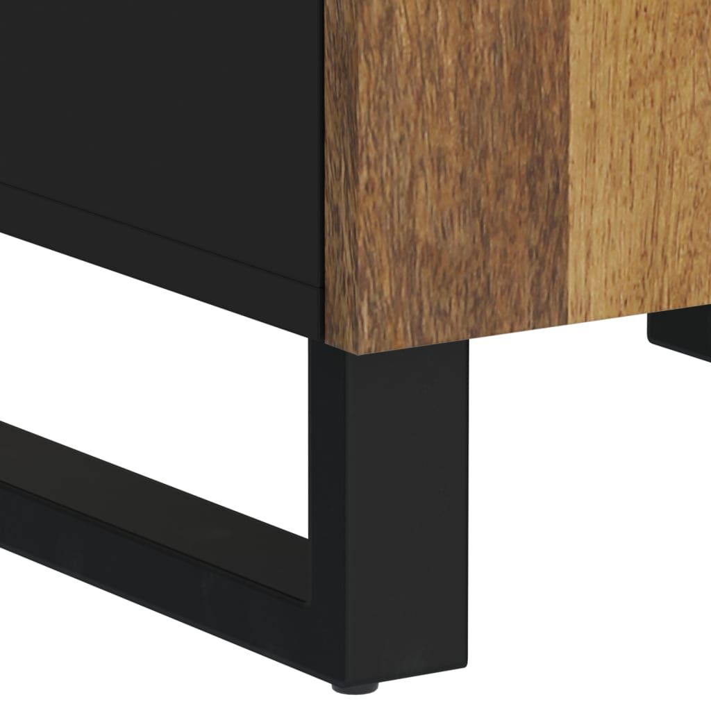 vidaXL Ντουλάπι Μπάνιου 38 x 33 x 58 εκ. από Μασίφ Ξύλο Μάνγκο