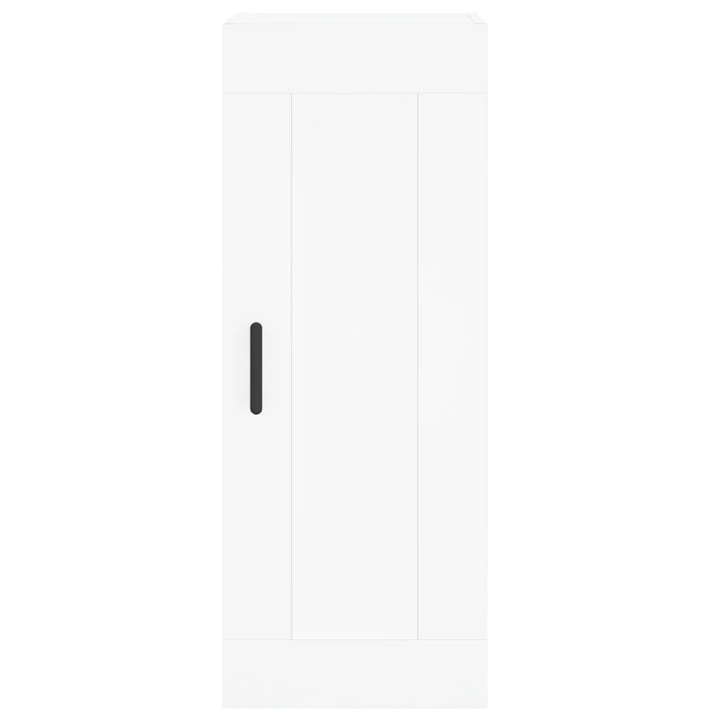vidaXL Ντουλάπι Λευκό 34,5 x 34 x 180 εκ. από Επεξεργασμένο Ξύλο