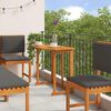 vidaXL Σετ Μπιστρό Κήπου 6 pcs Καφέ Μασίφ ξύλο ακακίας