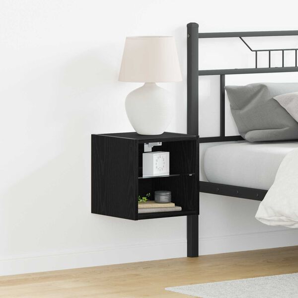 vidaXL Ντουλάπι TV Μαύρο 30 x 28.5 x 30 εκ. Επεξεργασμένο ξύλο