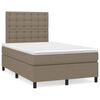 vidaXL &Kappa;&rho;&epsilon;&beta;ά&tau;&iota; Boxspring &mu;&epsilon; &Sigma;&tau;&rho;ώ&mu;&alpha; Taupe 120x190 &epsilon;&kappa;. &Upsilon;&phi;&alpha;&sigma;&mu;ά&tau;&iota;&nu;&omicron;