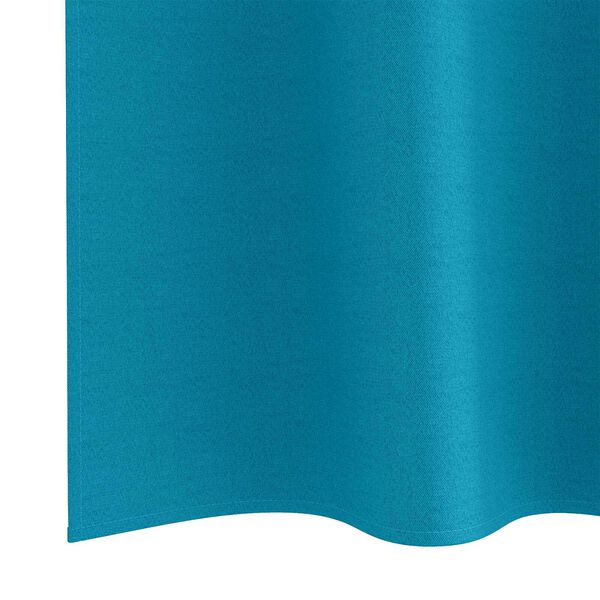 vidaXL Κουρτίνες με κουρτίνες 2 pcs Τιρκουάζ 225 x 140 εκ. Πολυεστέρας