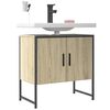 vidaXL Ντουλάπι Νιπτήρα Μπάνιου Sonoma Δρυς 60x33x60 εκ. Επεξ. Ξύλο