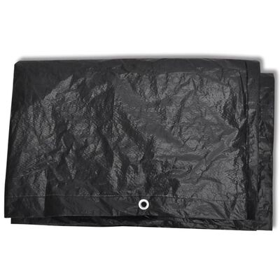 vidaXL Κάλυμμα Επίπλων Κήπου με 8 Κρίκους 229 x 113 x 73 εκ.