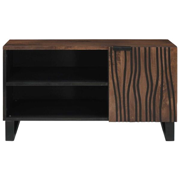 vidaXL Ντουλάπι Τηλεόρασης 80x31.5x46 cm Μασίφ Ξύλο Μανγκό&Μηχανικώς Κατασκευασμένο Ξύλο