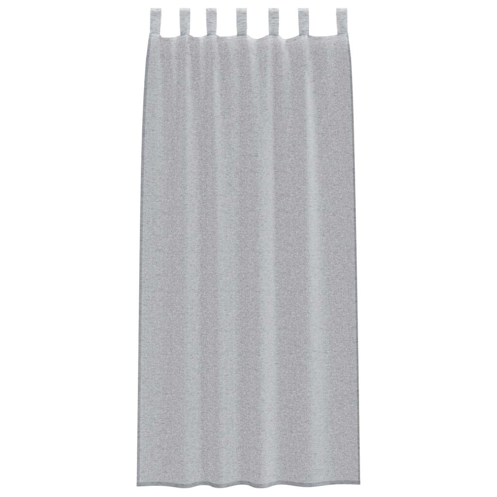 vidaXL Κουρτίνες 2 pcs Σκούρο γκρι 140 x 225 cm Πολυεστέρας