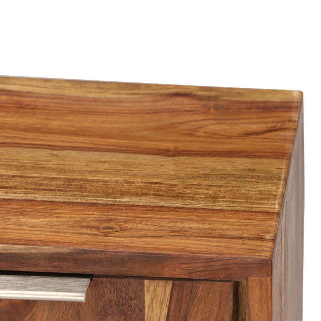 vidaXL Έπιπλο Τηλεόρασης Μελί 118 x 30 x 40 εκ. Μασίφ Ξύλο Ακακίας