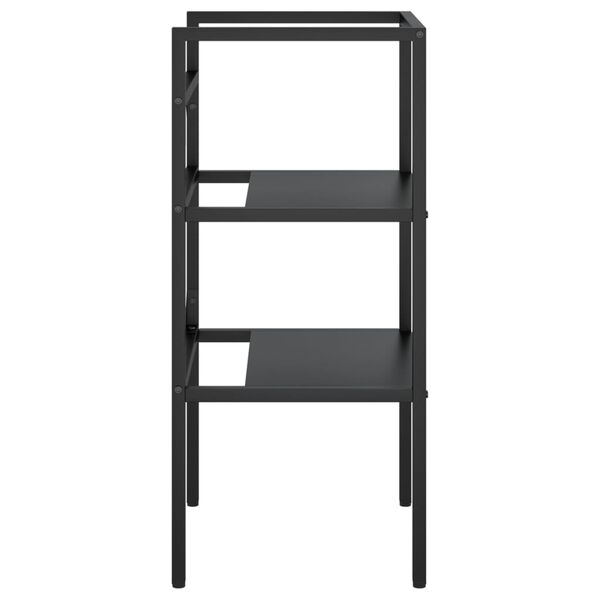 vidaXL Έπιπλο Μπάνιου Μαύρο 40 x 38 x 83 εκ. Σιδερένιο