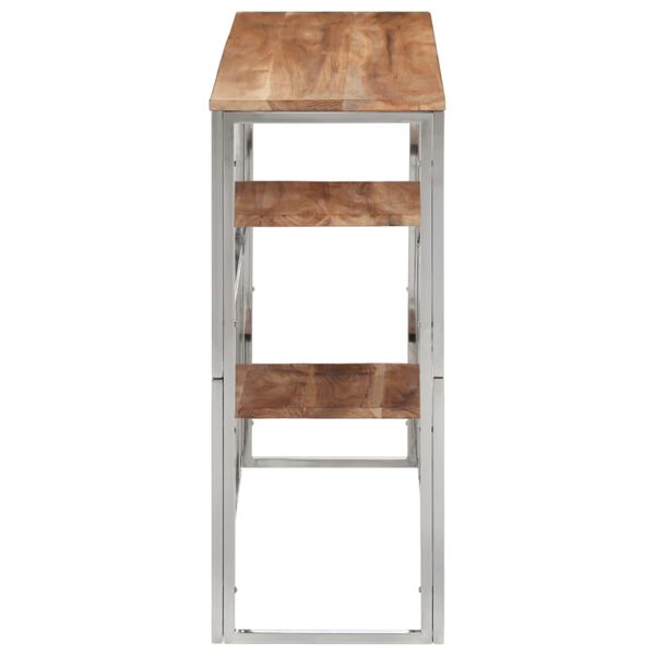 vidaXL &Tau;&rho;&alpha;&pi;έ&zeta;&iota; &Kappa;&omicron;&nu;&sigma;ό&lambda;&alpha; &Alpha;&sigma;&eta;&mu;ί &Alpha;&nu;&omicron;&xi;&epsilon;ί&delta;&omega;&tau;&omicron; &Alpha;&tau;&sigma;ά&lambda;&iota; & &Mu;&alpha;&sigma;ί&phi; &Xi;ύ&lambda;&omicron; &Alpha;&kappa;&alpha;&kappa;ί&alpha;&sigmaf;