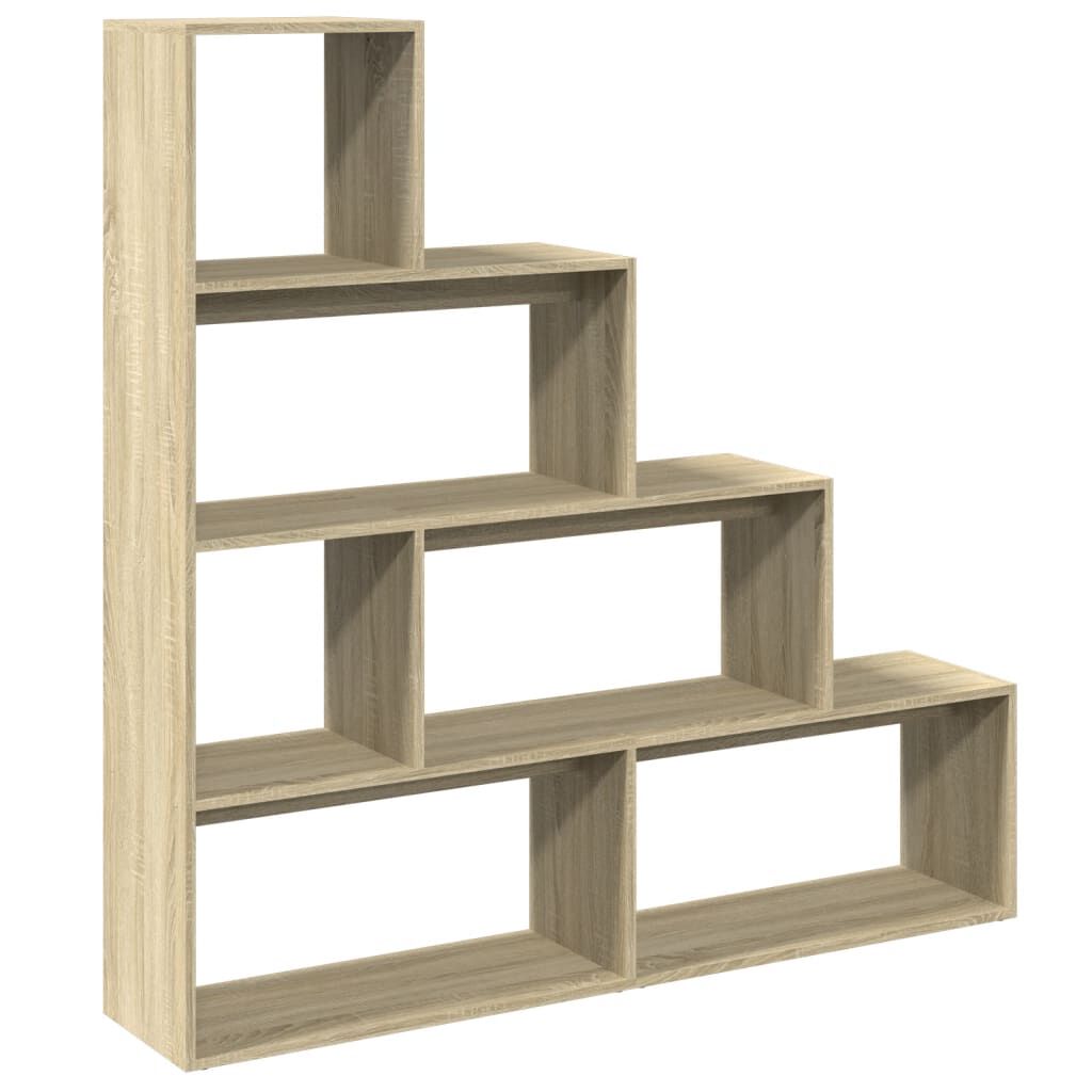 vidaXL Βιβλιοθήκη/Διαχωριστικό Χώρου 4 Επ. 143,5x29x143,5 εκ. Επ. Ξύλο