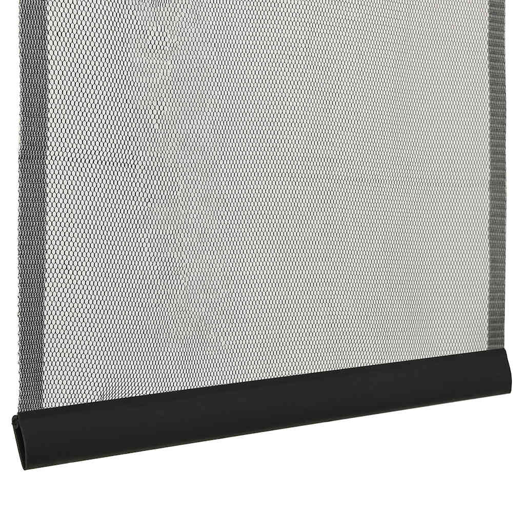 vidaXL Σήτα Πόρτας Κουρτίνα Μαύρη 100x220 εκ. από Πολυεστέρα