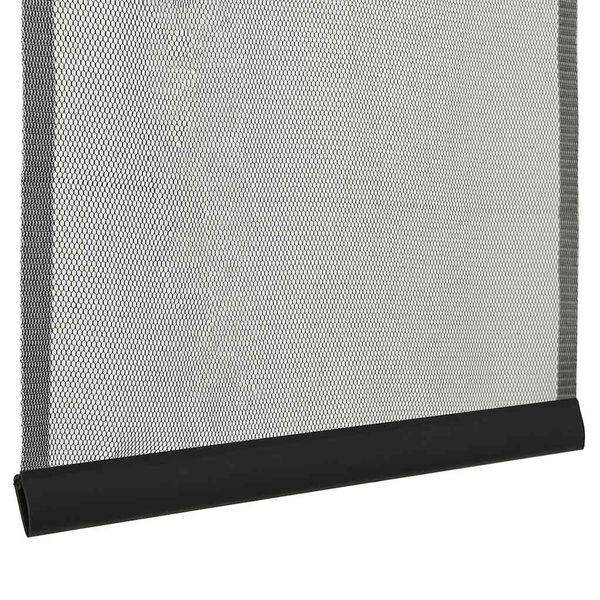 vidaXL Σήτα Πόρτας Κουρτίνα Μαύρη 100x220 εκ. από Πολυεστέρα
