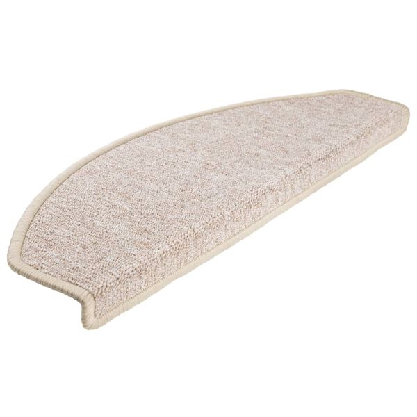 vidaXL Πατάκια Σκάλας 10 τεμ. Taupe 65x24x4 εκ.