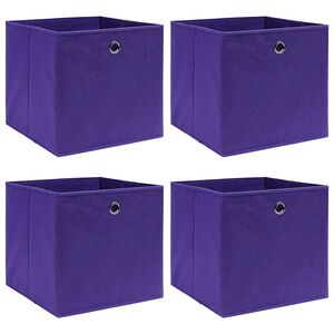 vidaXL &Kappa;&omicron;&upsilon;&tau;&iota;ά &Alpha;&pi;&omicron;&theta;ή&kappa;&epsilon;&upsilon;&sigma;&eta;&sigmaf; 4 &tau;&epsilon;&mu;. &Mu;&omicron;&beta; 28x28x28 &epsilon;&kappa;. Ύ&phi;&alpha;&sigma;&mu;&alpha; Non-woven