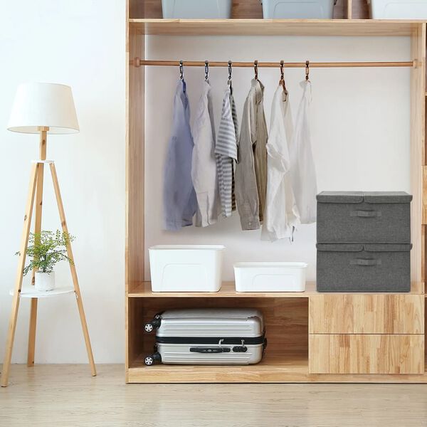 vidaXL &Kappa;&omicron;&upsilon;&tau;&iota;ά &Alpha;&pi;&omicron;&theta;ή&kappa;&epsilon;&upsilon;&sigma;&eta;&sigmaf; 2 &tau;&epsilon;&mu;. &Alpha;&nu;&theta;&rho;&alpha;&kappa;ί 50 x 30 x 25 &epsilon;&kappa;. &Upsilon;&phi;&alpha;&sigma;&mu;ά&tau;&iota;&nu;&alpha;