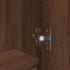 vidaXL Ντουλάπι Καφέ Δρυς 29,5x34x119,5 εκ. Επεξεργασμένο Ξύλο