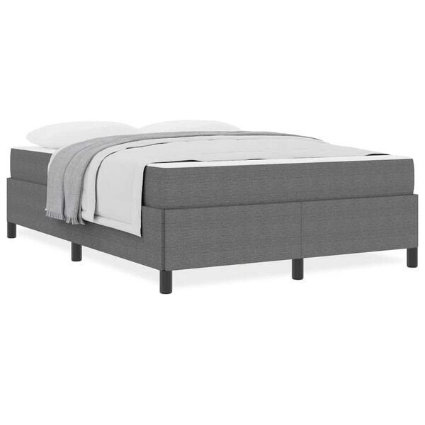 vidaXL Σκελετός Κρεβατιού Ανοιχτό γκρι 140 x 200 cm Βελούδο