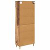 vidaXL Highboard &Pi;&alpha;&lambda;&iota;ό &Xi;ύ&lambda;&omicron; 69,5 x 32,5 x 180 &epsilon;&kappa; &Epsilon;&pi;&epsilon;&xi;&epsilon;&rho;&gamma;&alpha;&sigma;&mu;έ&nu;&omicron; &xi;ύ&lambda;&omicron;