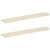 vidaXL &Pi;&alpha;&rho;ά&theta;&upsilon;&rho;&alpha; 2 &tau;&mu;&chi;. &Lambda;&epsilon;&upsilon;&kappa;ό 110 x 15 x 2 cm &Sigma;&tau;&epsilon;&rho;&epsilon;ό &Xi;ύ&lambda;&omicron; &Delta;&rho;&upsilon;ό&sigmaf;