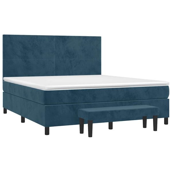 vidaXL &Kappa;&rho;&epsilon;&beta;ά&tau;&iota; Boxspring &mu;&epsilon; &Sigma;&tau;&rho;ώ&mu;&alpha; &Sigma;&kappa;&omicron;ύ&rho;&omicron; &Mu;&pi;&lambda;&epsilon; 180x200 &epsilon;&kappa;. &Beta;&epsilon;&lambda;&omicron;ύ&delta;&iota;&nu;&omicron;