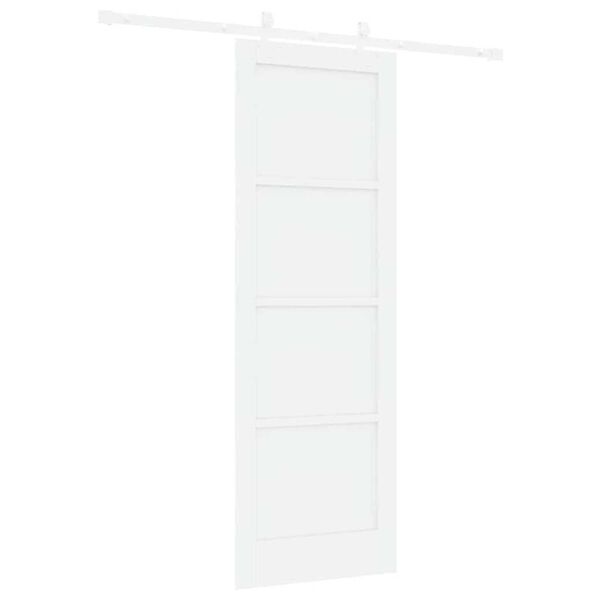 vidaXL Συρόμενη Πόρτα Λευκό 73.5 x 211 εκ