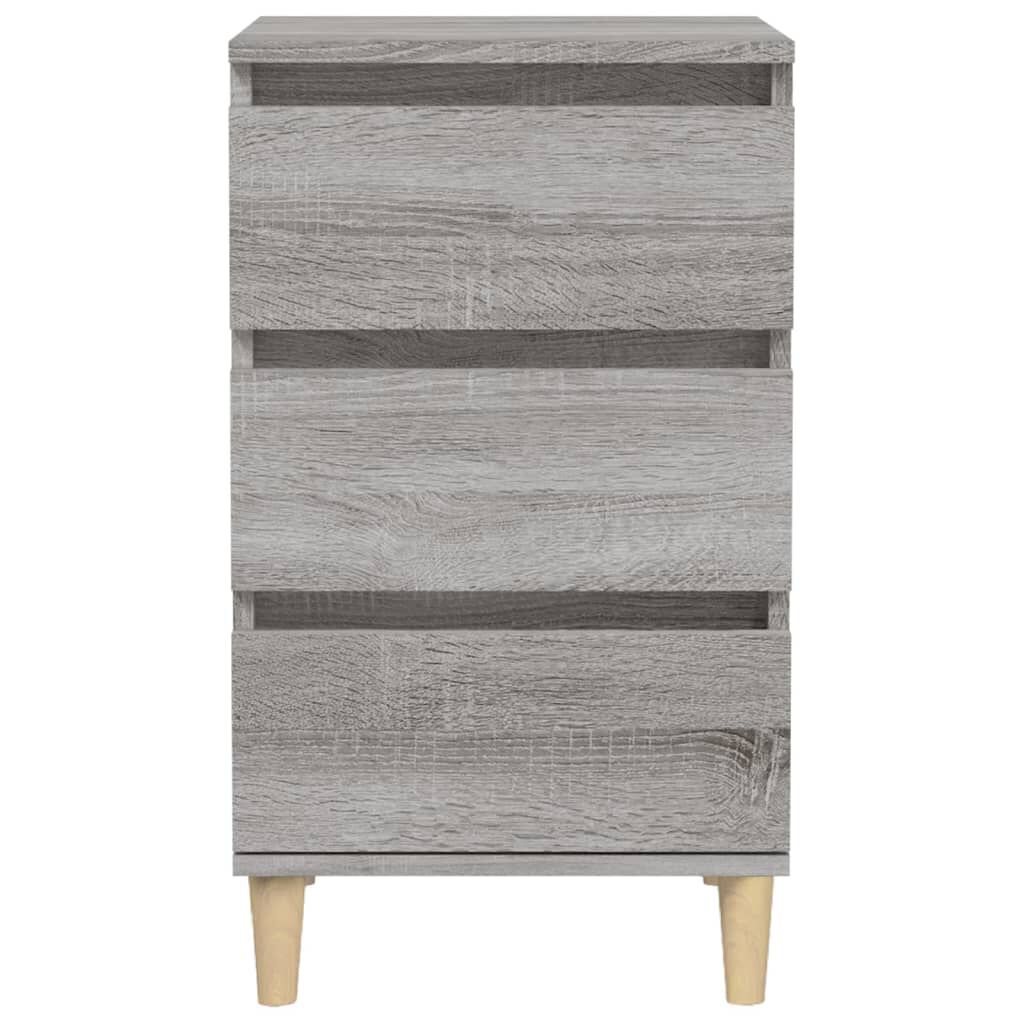 vidaXL Κομοδίνο Γκρι Sonoma 40x35x70 εκ. από Επεξεργασμένο Ξύλο