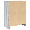 vidaXL Παπουτσοθήκη Γκρι Sonoma 57x34x76 εκ. από Επεξεργ. Ξύλο