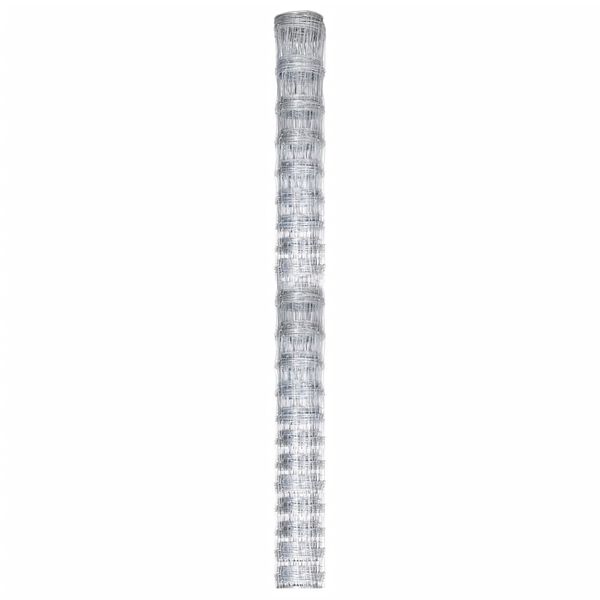 vidaXL Συρματόπλεγμα Περίφραξης Ασημί 50 x 1,25 μ. Γαλβανισμένο Ατσάλι