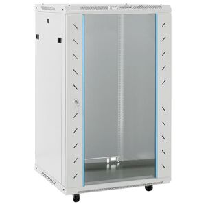 vidaXL &Kappa;&alpha;&mu;&pi;ί&nu;&alpha; &Delta;&iota;&kappa;&tau;ύ&omicron;&upsilon; 18U 19" IP20 &Mu;&alpha;ύ&rho;&eta; 60x60x100 &epsilon;&kappa;.
