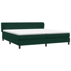 vidaXL Box Spring &kappa;&rho;&epsilon;&beta;ά&tau;&iota; &mu;&epsilon; &sigma;&tau;&rho;ώ&mu;&alpha;&tau;&alpha; &sigma;&kappa;&omicron;ύ&rho;&omicron; &pi;&rho;ά&sigma;&iota;&nu;&omicron; &Beta;&epsilon;&lambda;&omicron;ύ&delta;&iota;&nu;&omicron;