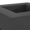 vidaXL Φωτιά Μαύρο 60 x 60 x 30 cm Κρύα έλαση από χάλυβα