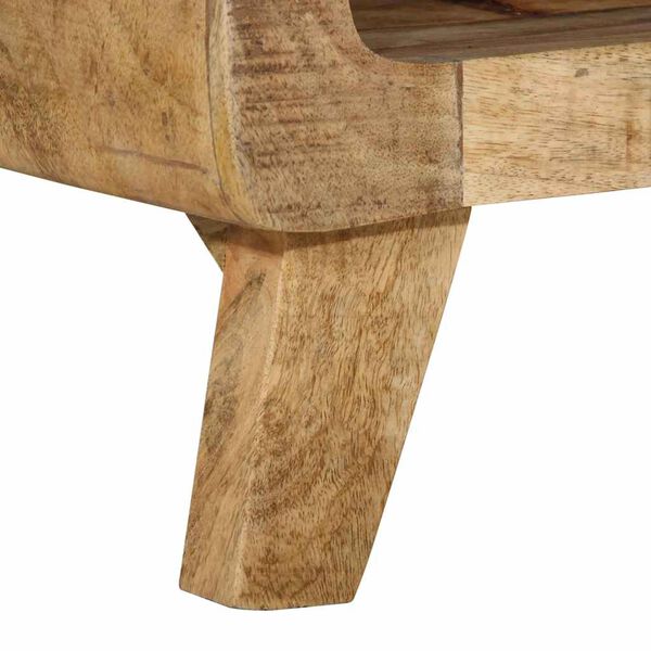 ντουλάπι τηλεόρασης vidaXL 105x46x32 cm μασίφ ξύλο ακατέργαστο μάνγκο
